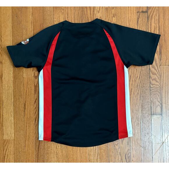 Arizona Diamondbacks Youth Jersey True Fan Black Red Button Up Shirt L (10-12) - Picture 6 of 6